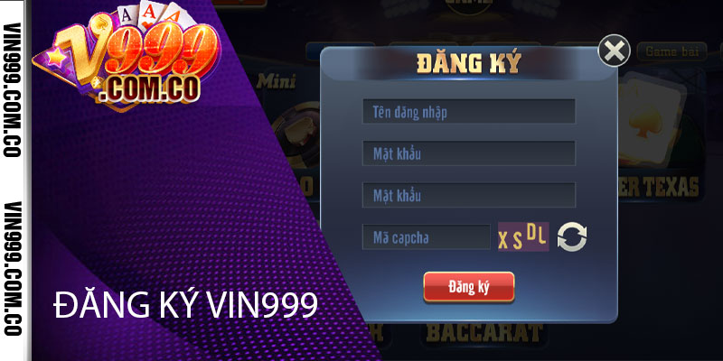 đăng ký vin999