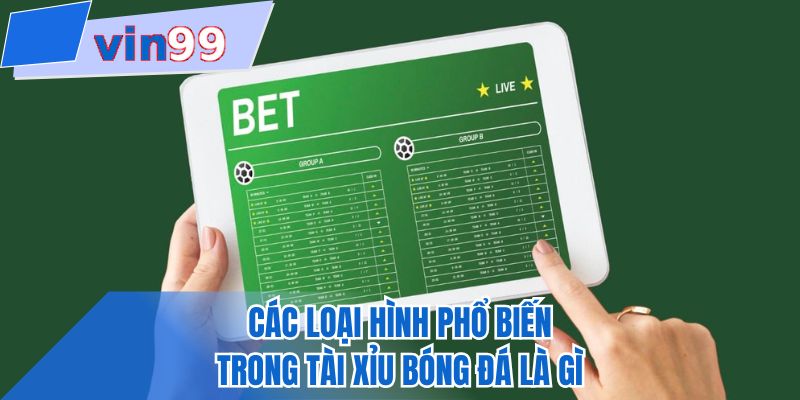 Các loại hình phổ biến trong tài xỉu bóng đá là gì